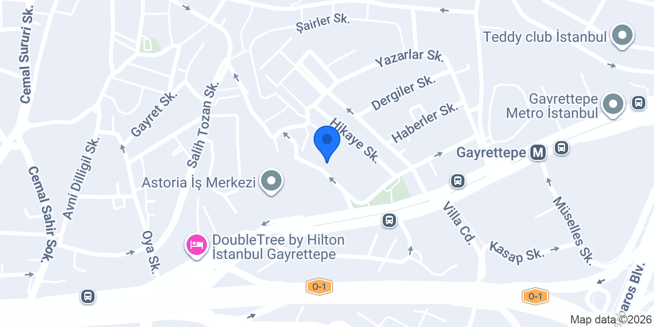 Atasun Optik Genel Müdürlük konumu