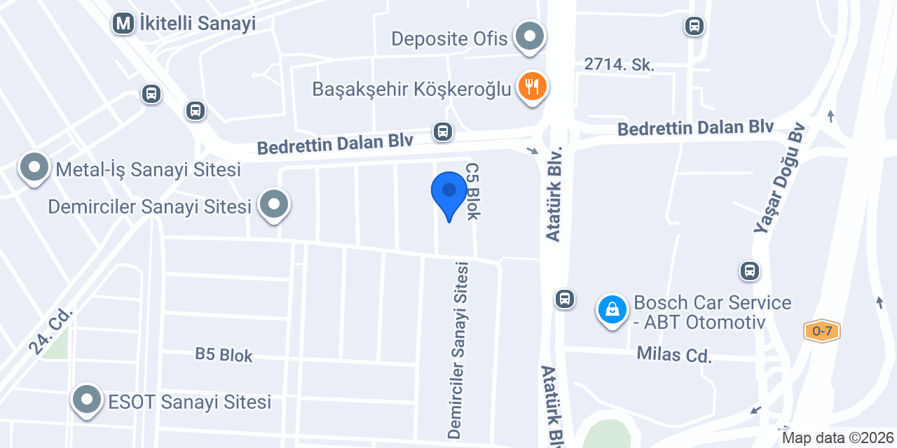 EGOSAN ELEKTRİK BOBİNAJ konumu
