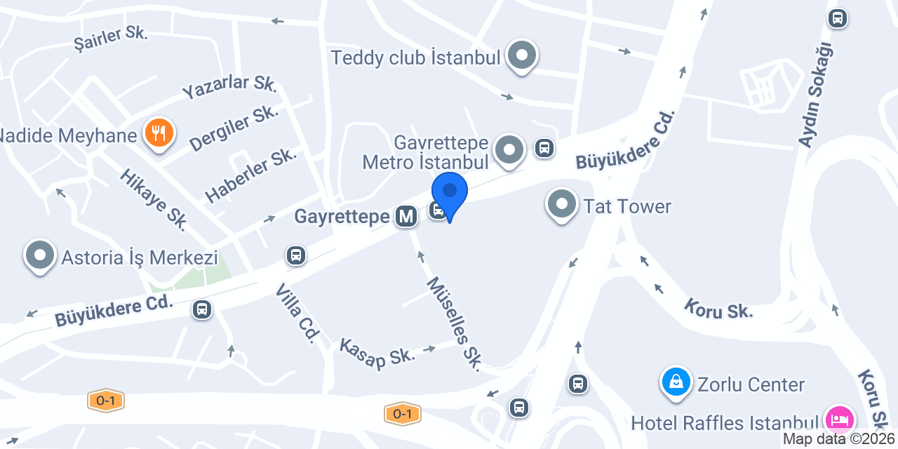 YK Hukuk Bürosu konumu
