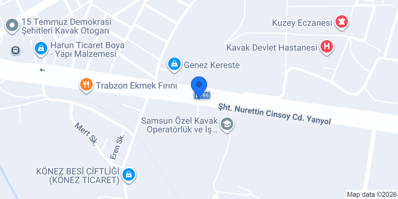 Sunay Ahşap Yapı konumu