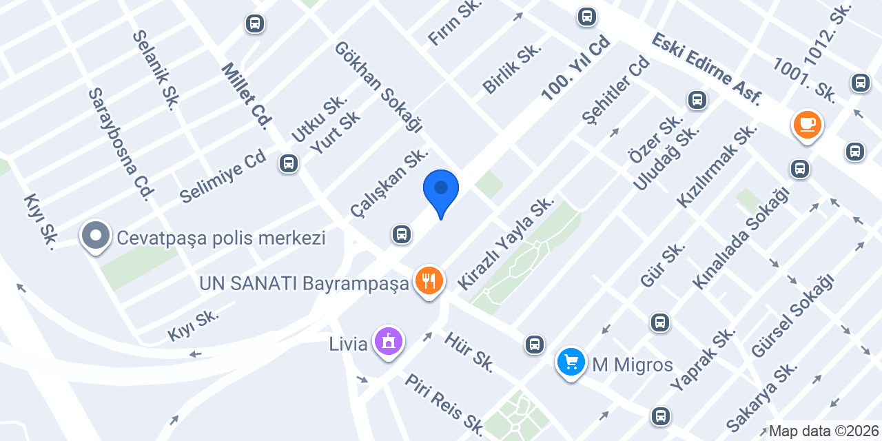 Baron Caffe konumu