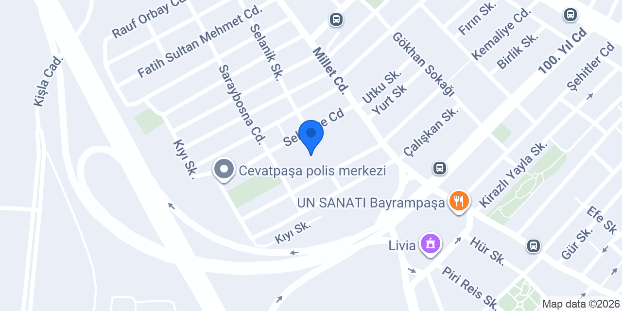 Cevatpaşa Ortaokulu konumu