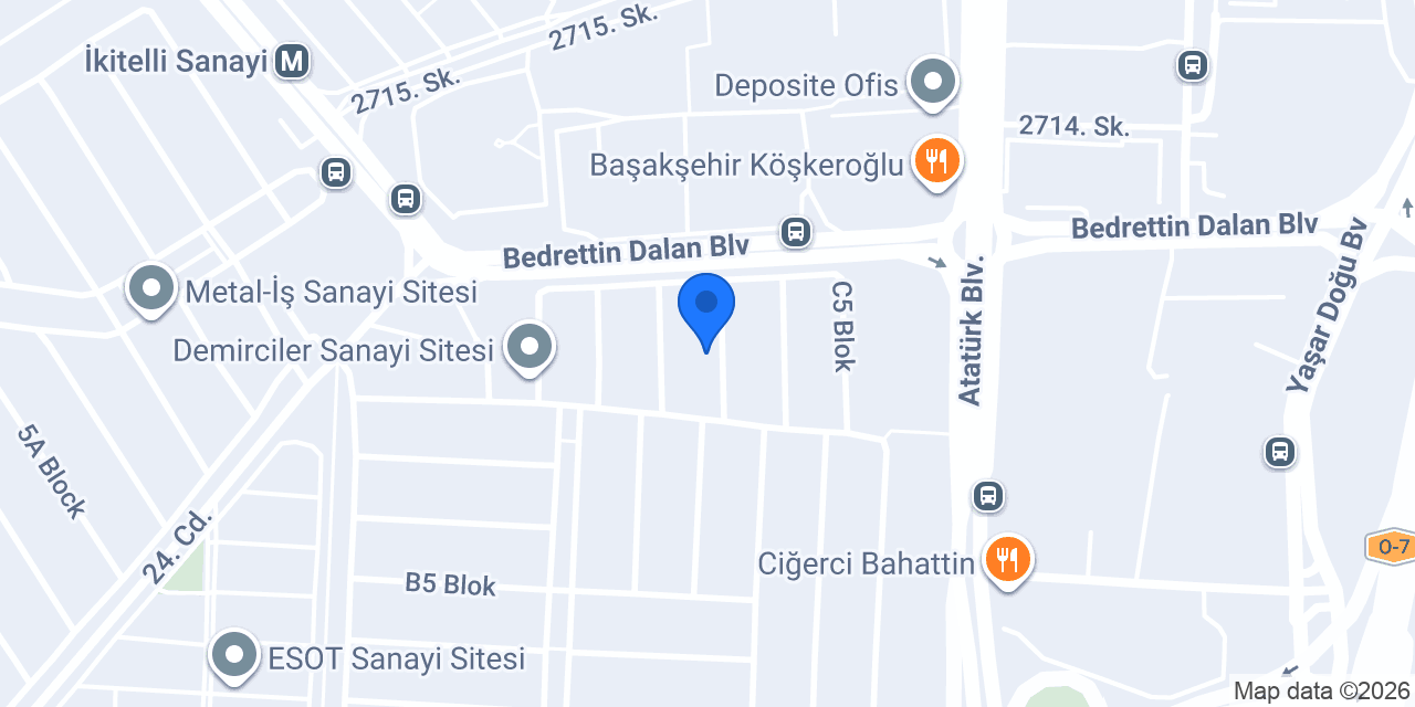 METALİST DEMİR ÇELİK konumu