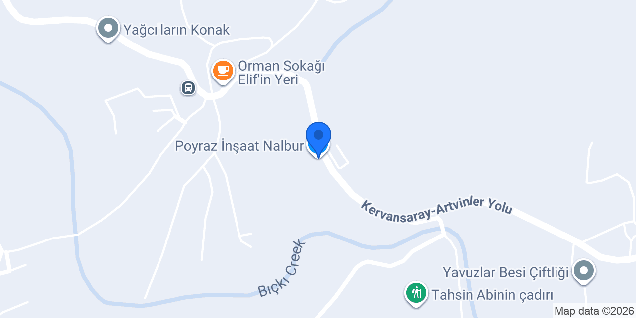 Poyraz İnşaat Nalbur konumu