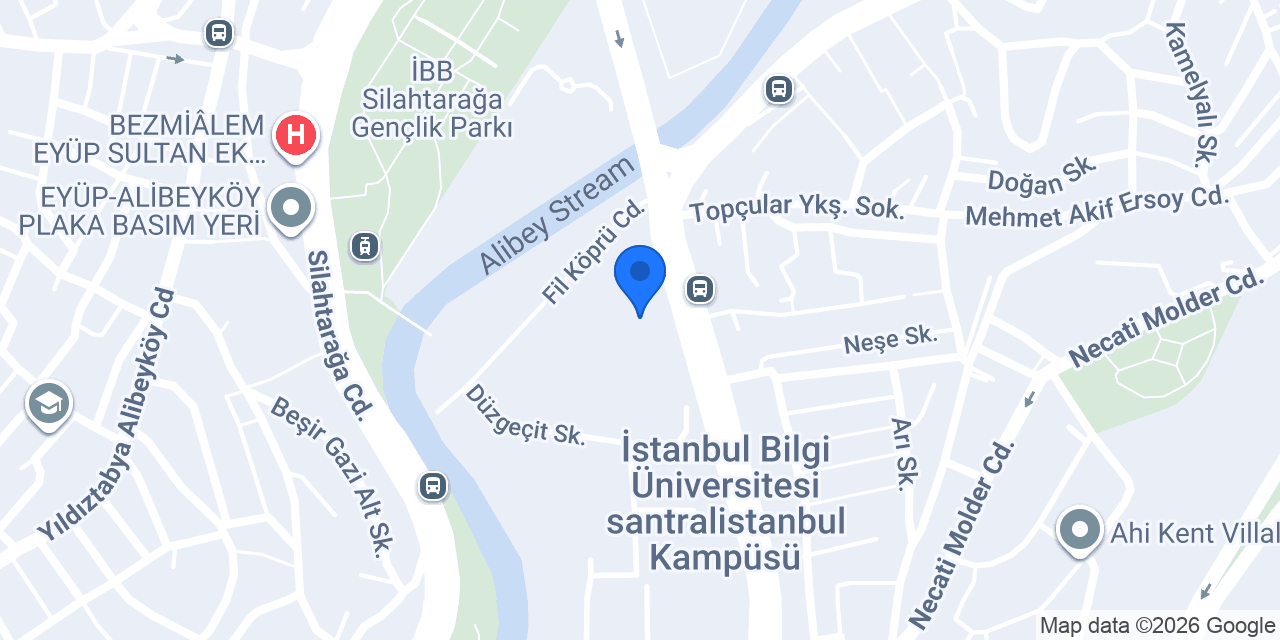 Yapı Kredi - Bilgi Üniversitesi Şubesi konumu