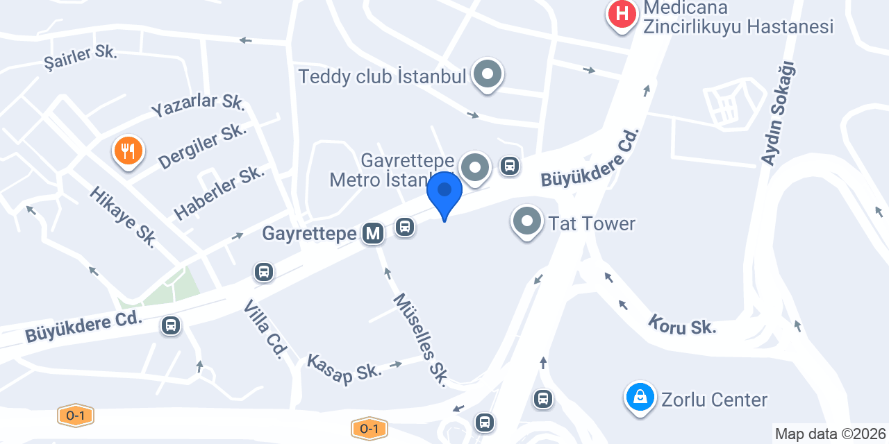 Remax Şişli Levent Leloğlu konumu