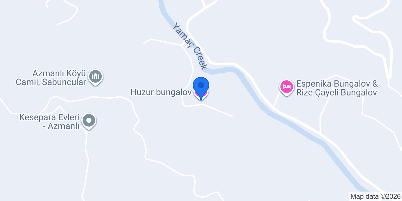Huzur bungalov konumu
