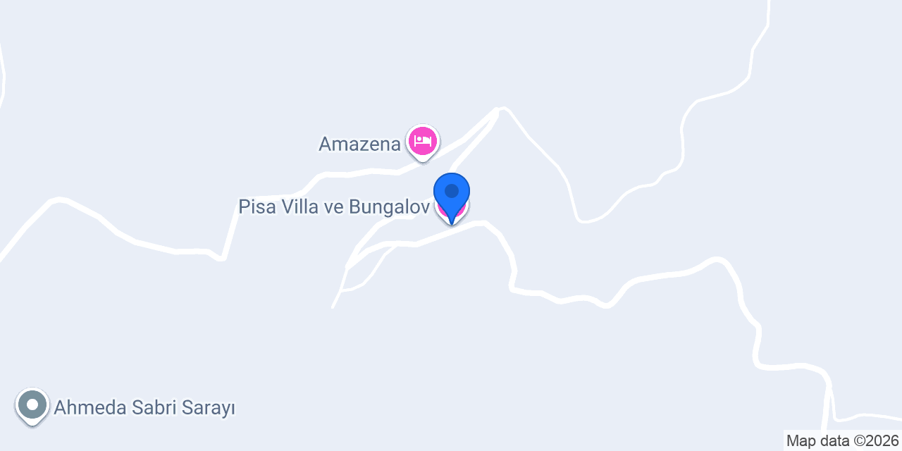 Pisa Villa ve Bungalov konumu