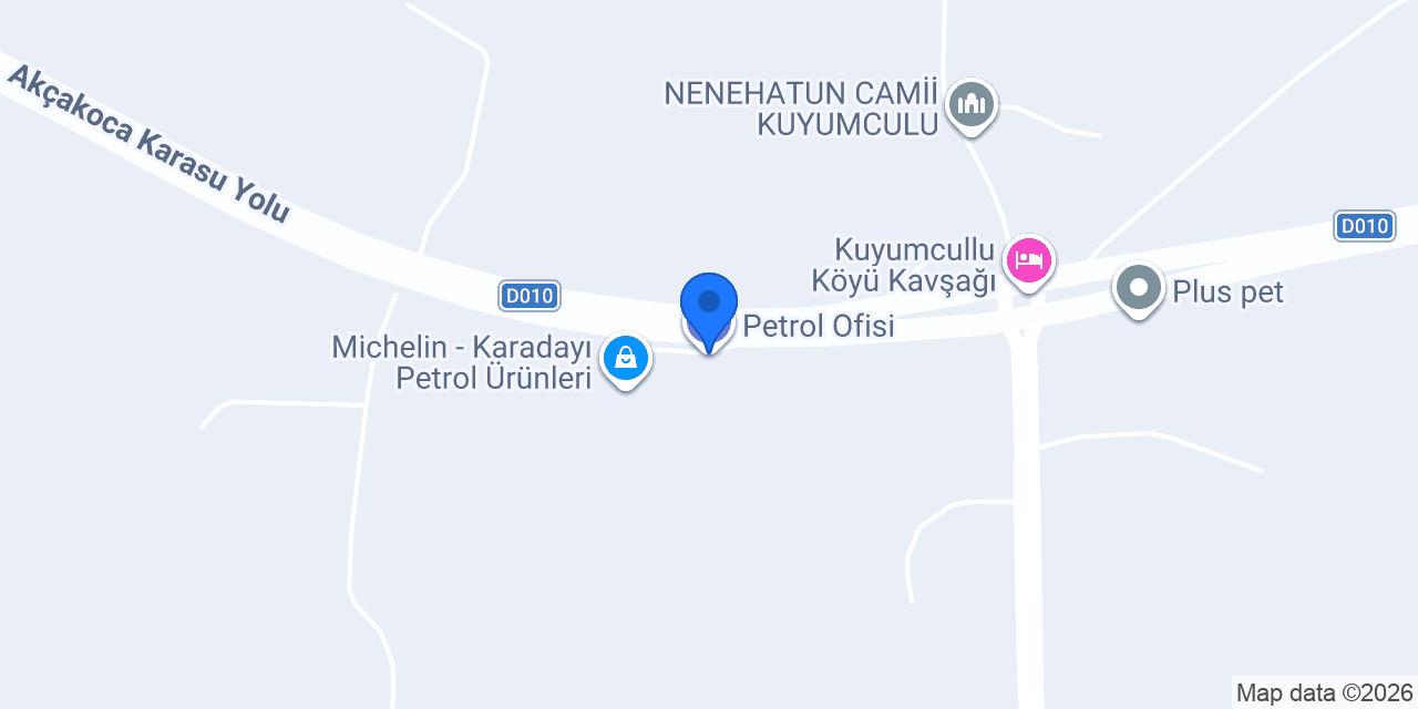 Petrol Ofisi konumu