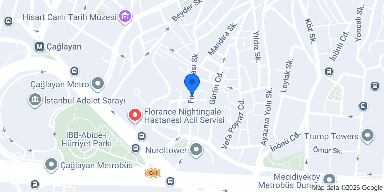 KALE KİLİT ÖNER ANAHTAR konumu