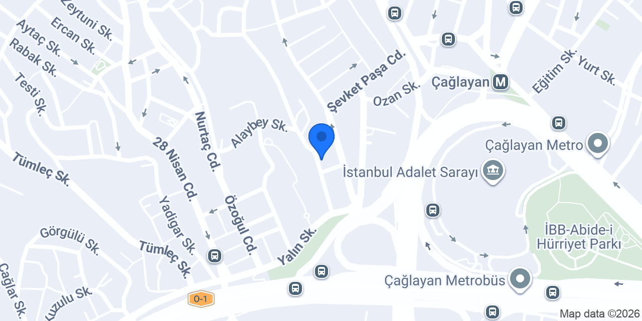 Hikmet Şengül Hukuk Bürosu konumu