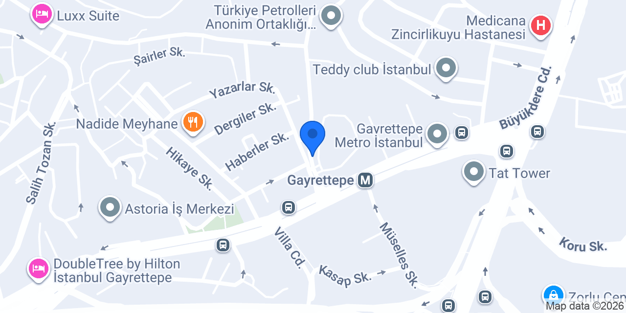 Kanbak Otopark konumu