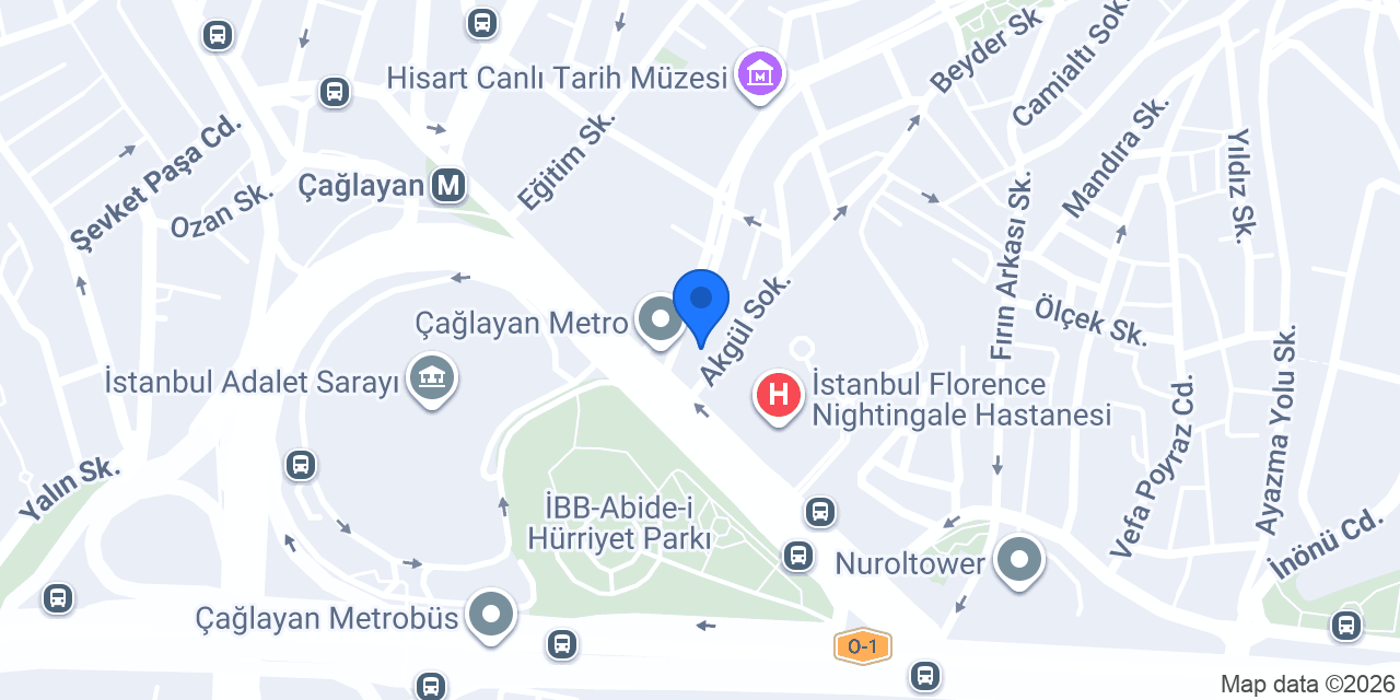Garanti BBVA Hürriyet Mahallesi Şubesi konumu