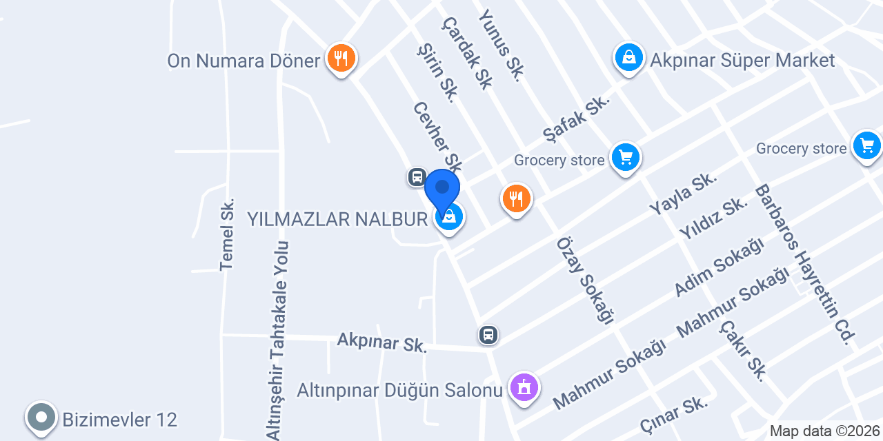 Uğur Oto Anahtar konumu