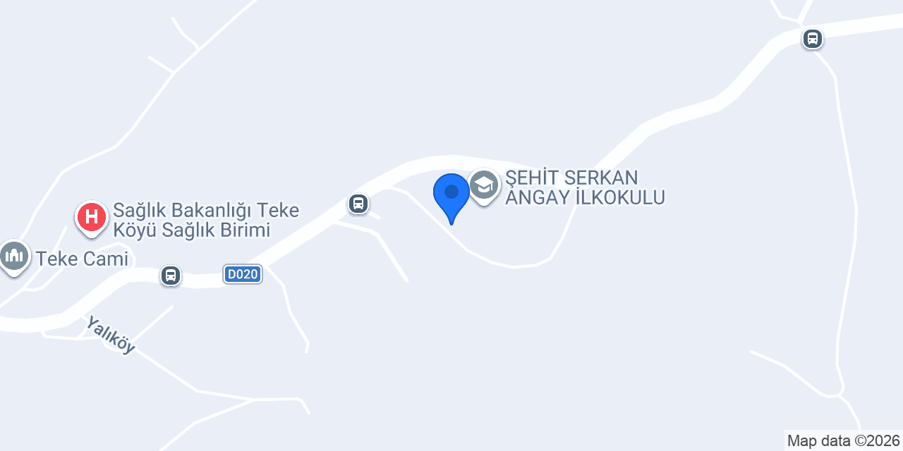Teke İlkokulu konumu
