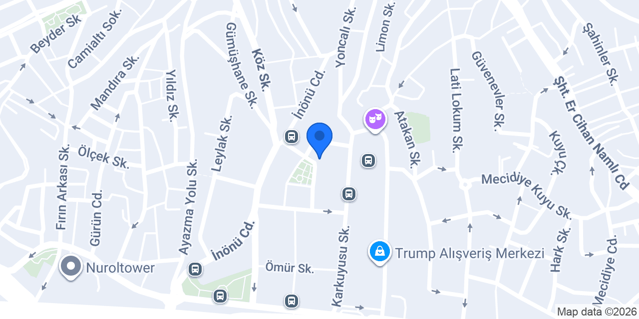 Bilgi Öğrenci Yurdu konumu