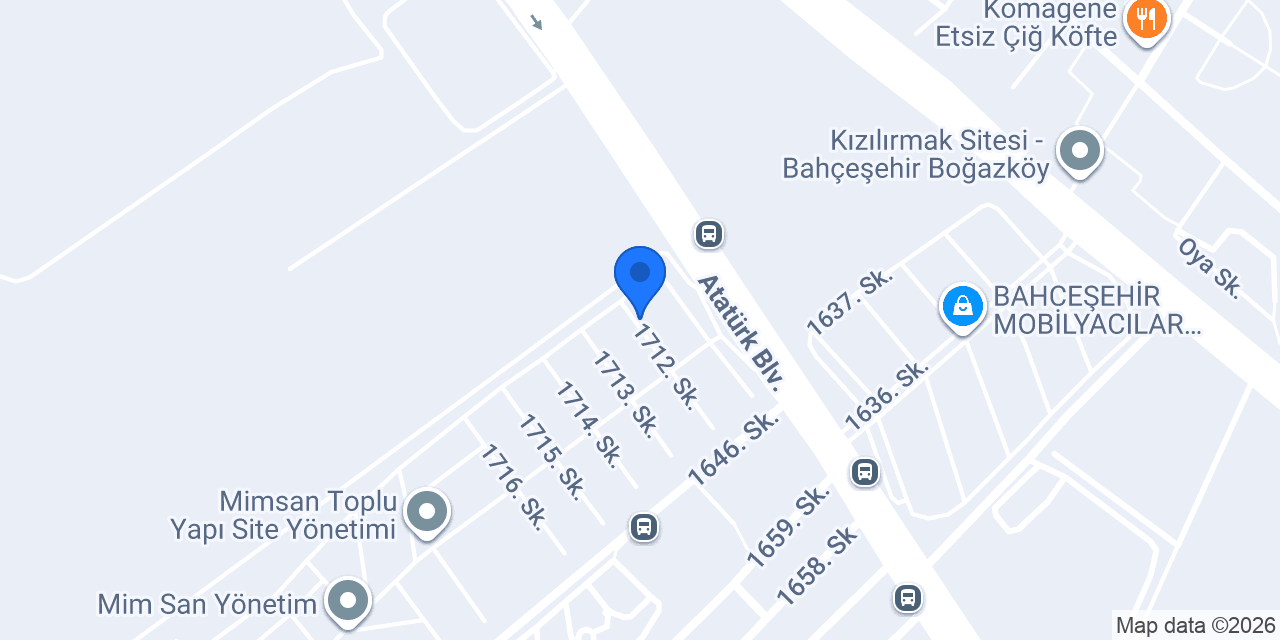 Mert Mobilya Mimarlık konumu