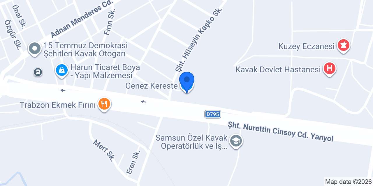 Genez Kereste konumu