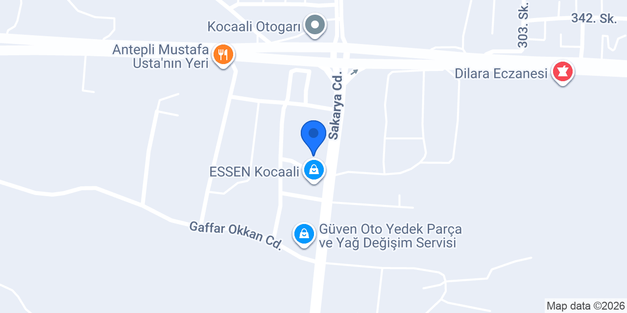 Kocaali otomotiv konumu