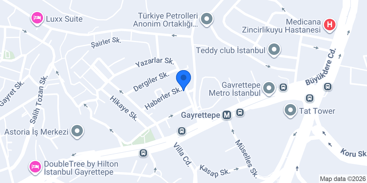 Maya Akademi Şişli konumu