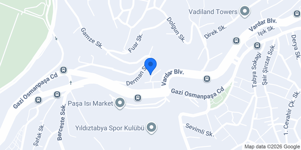 Çağdaş Egzoz konumu