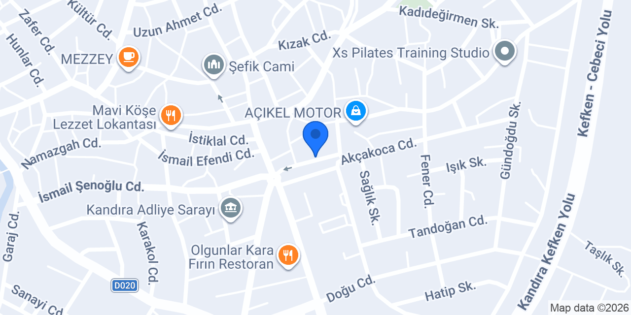 Bilgi Kırtasiye konumu