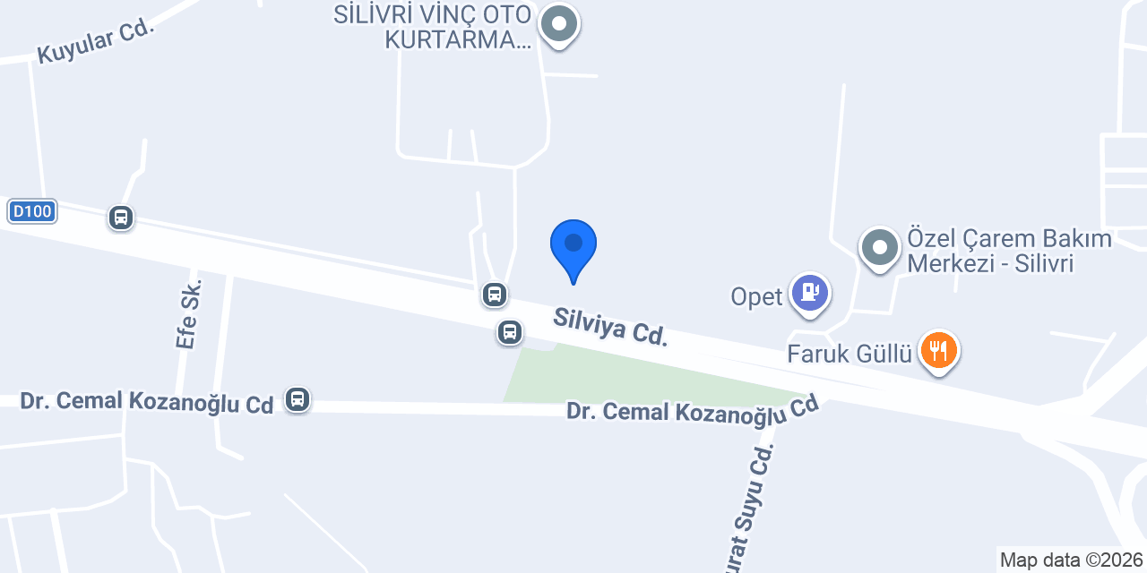 Silivri Sınav Koleji konumu