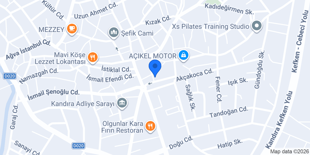 Kandıra Közden Döner konumu