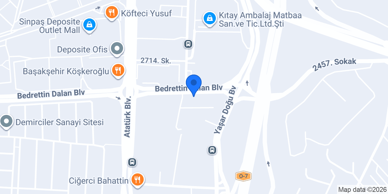 İşte Kırtasiye İkitelli Şubesi konumu