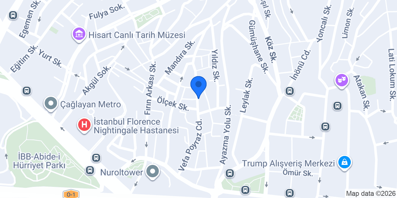 Barış Elektrik İzzetpaşa konumu
