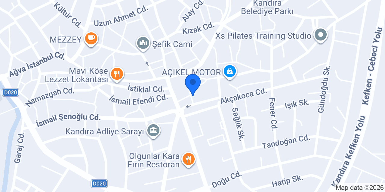 ÇAKIR VETERİNER KLİNİĞİ konumu