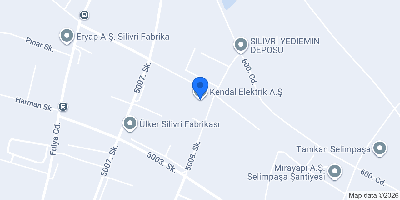 Kendal Elektrik A.Ş. konumu