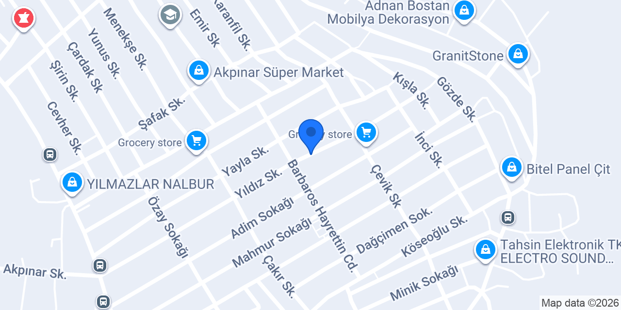 Yıldız Mobilya konumu