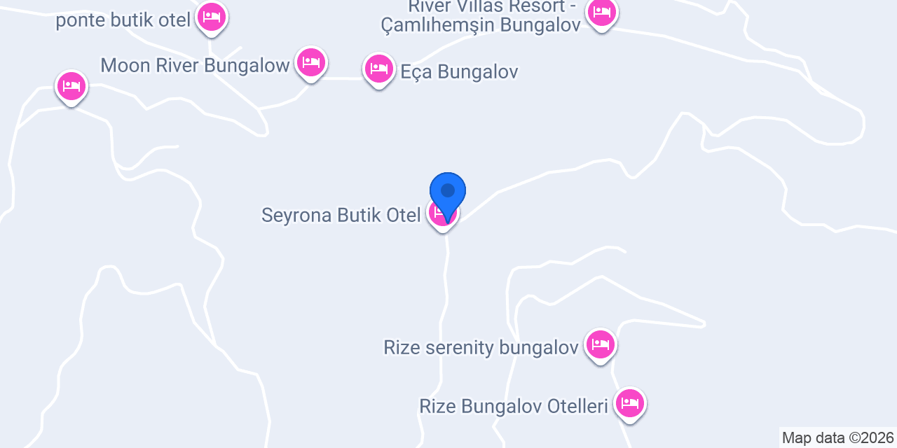 Serin Vadi Bungalov konumu