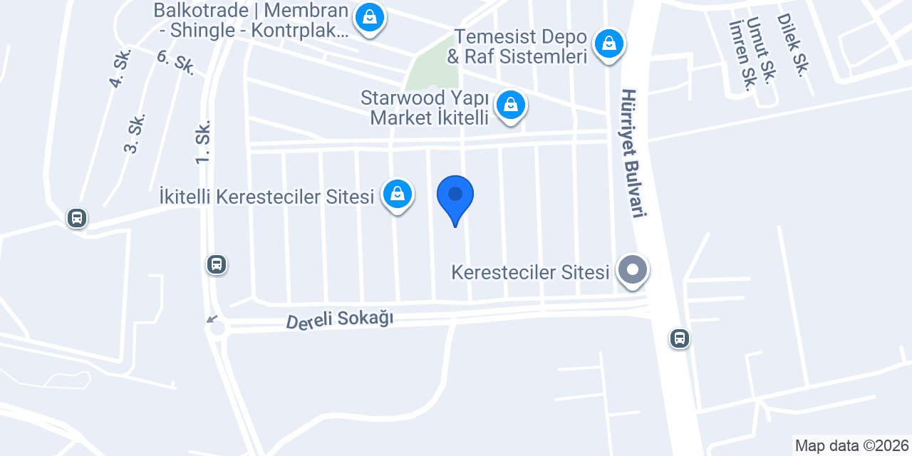 Güven Kerestecilik konumu