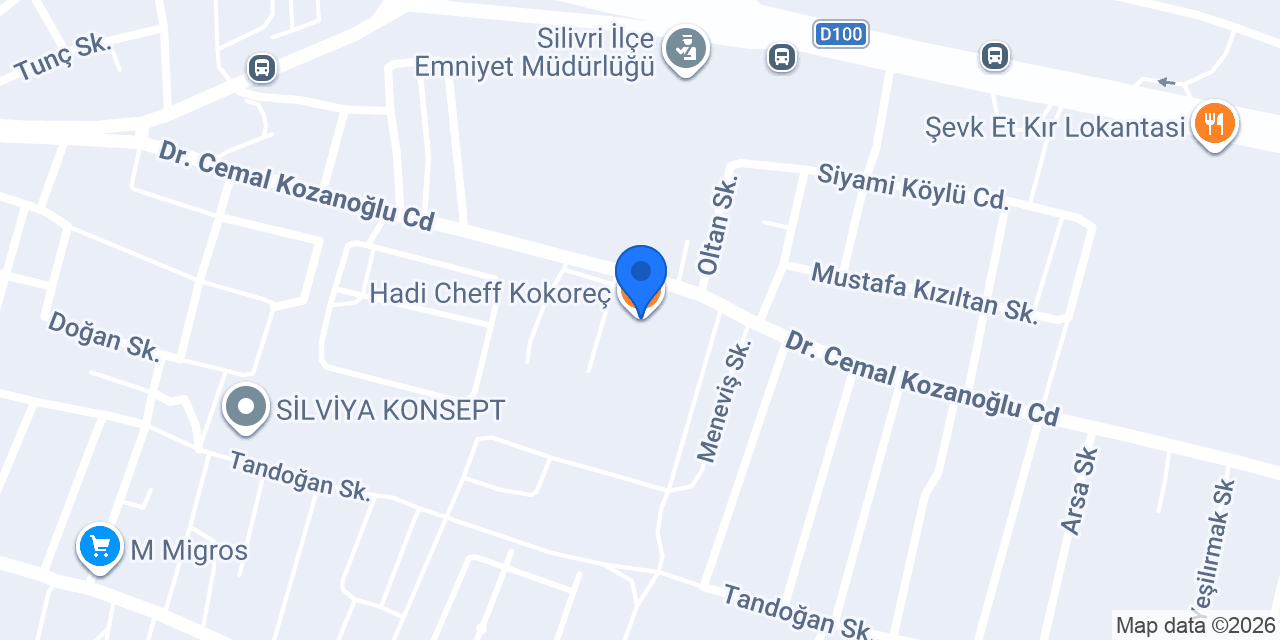 Hadi Cheff Kokoreç konumu