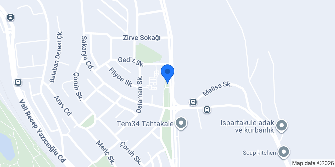 7 Şef Bahçeşehir konumu