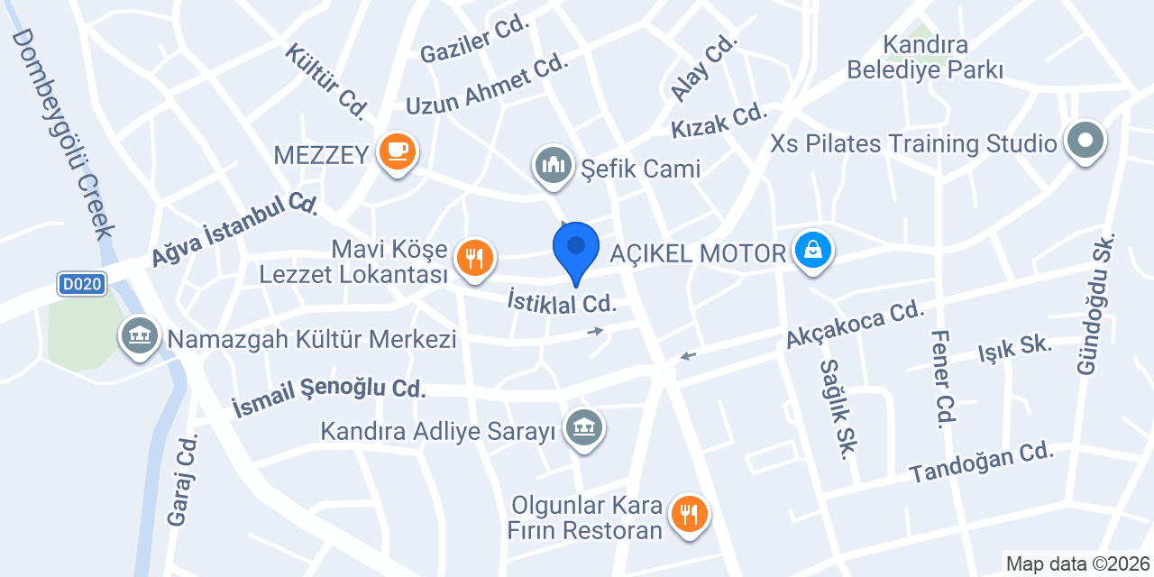 Ayyıldız Restorant konumu