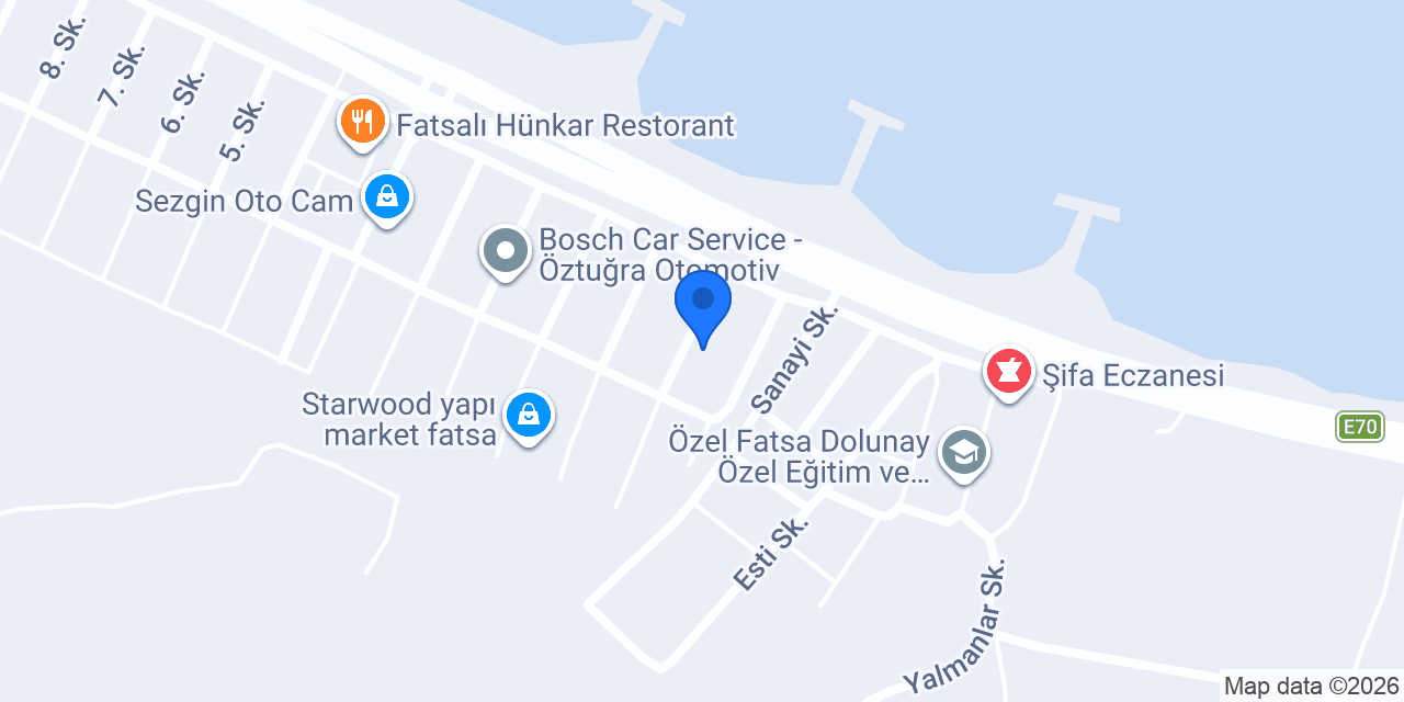 Fatsa Başaran Oto Servis konumu