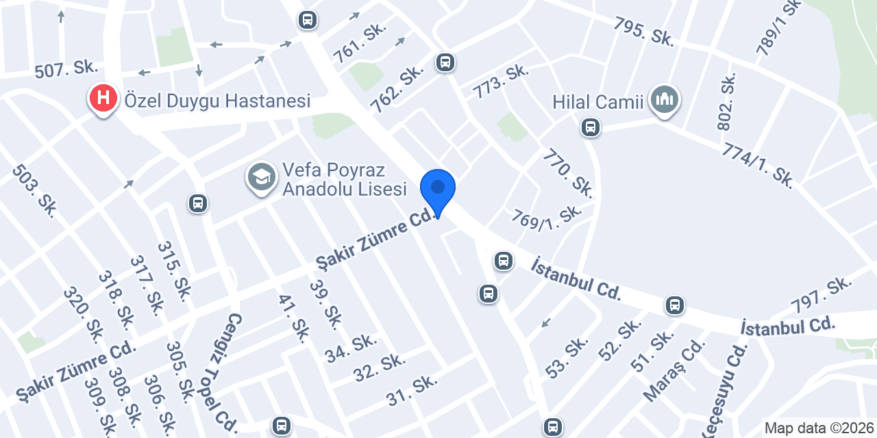 Et borsası konumu