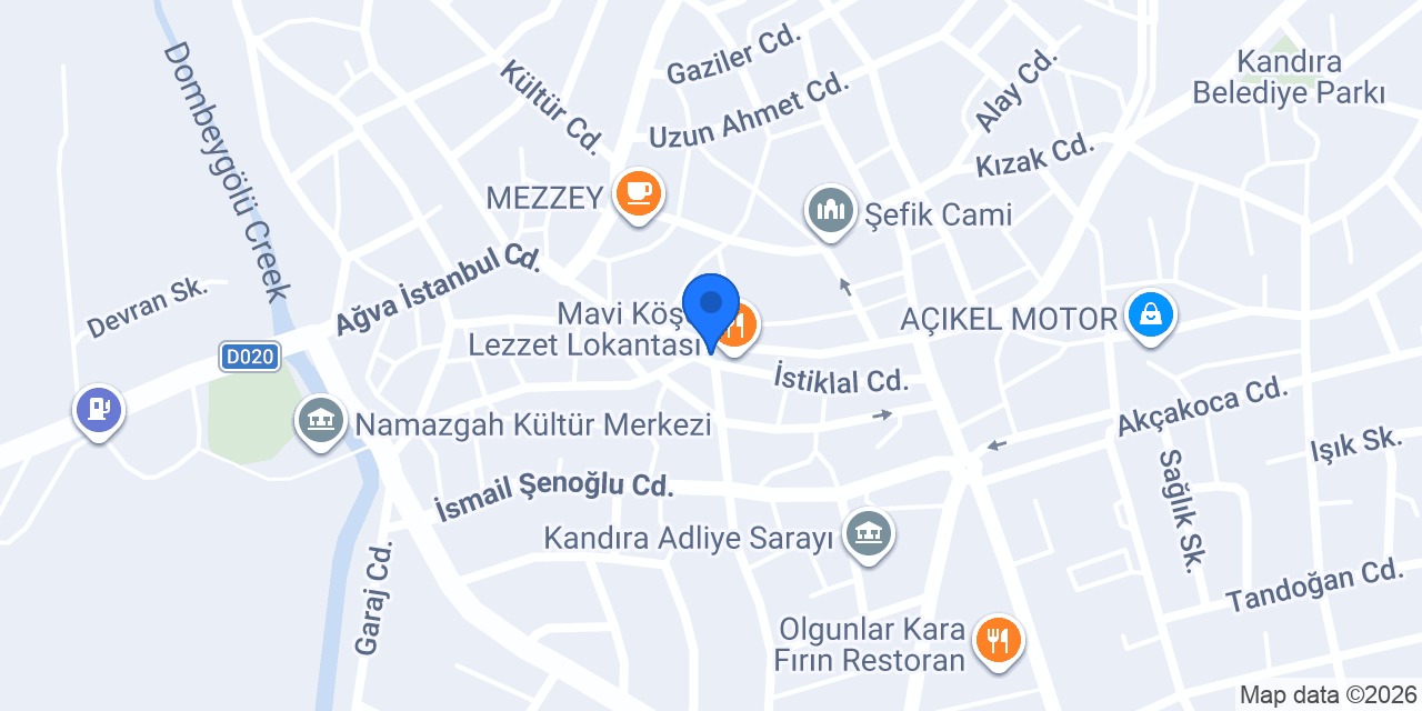 YILDIZ ET PAZARI/KASAP konumu