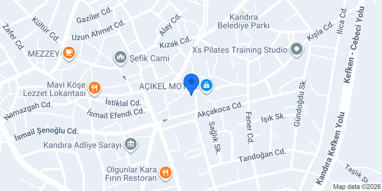 Hanımeli Yemek ve Cafe konumu