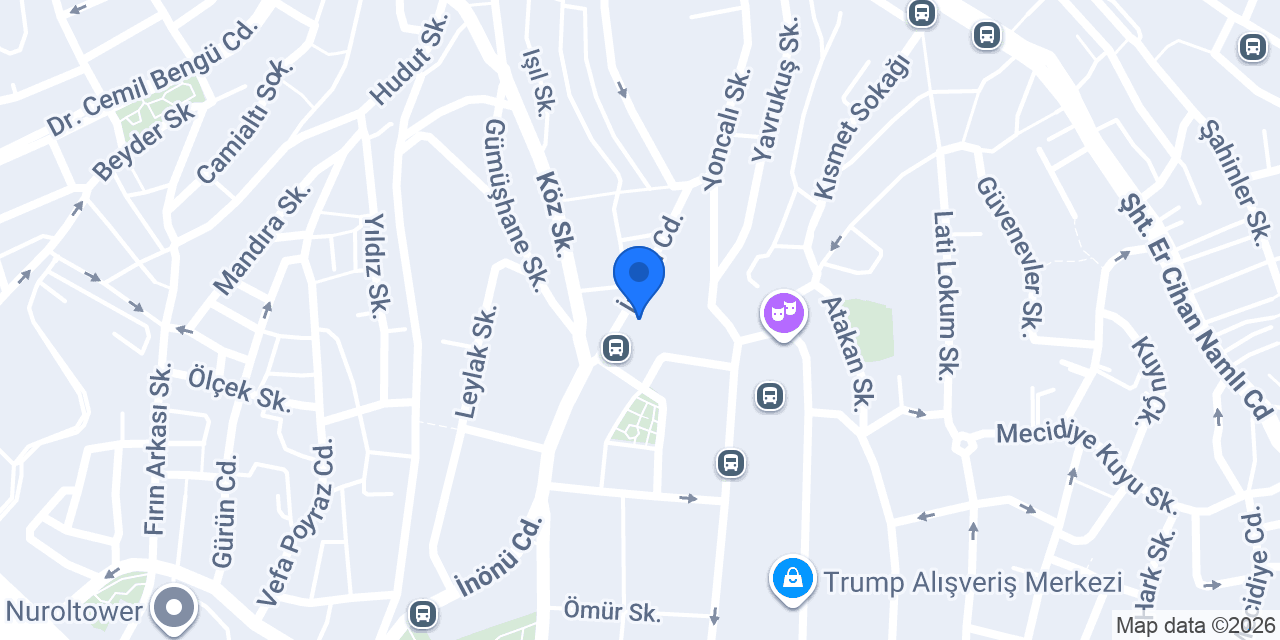 Sisli Suites konumu