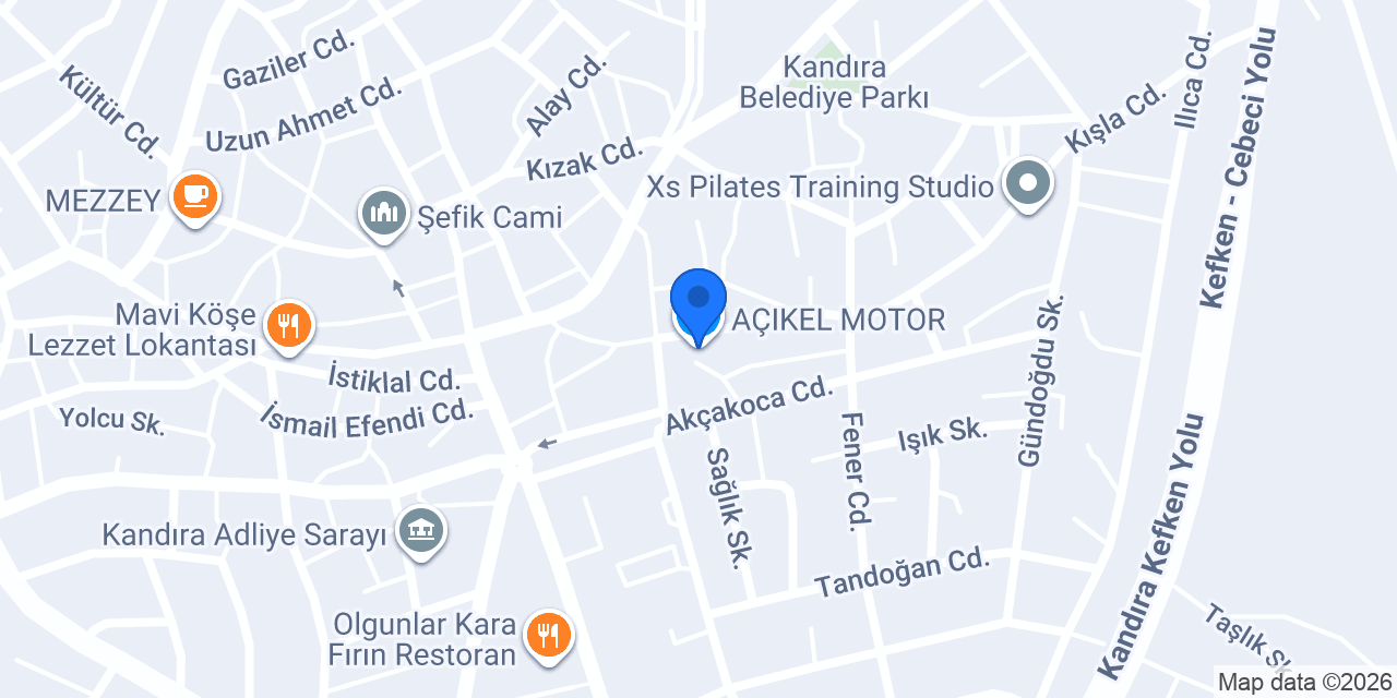 AÇIKEL MOTOR konumu