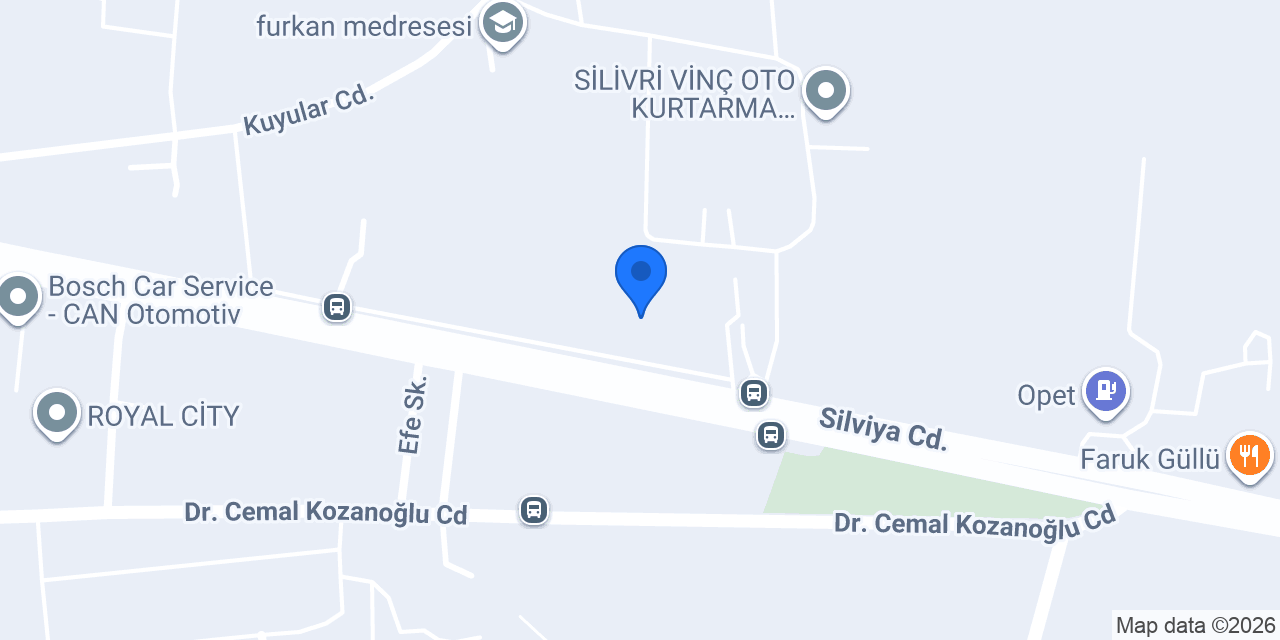 Bahçemo Silivri konumu