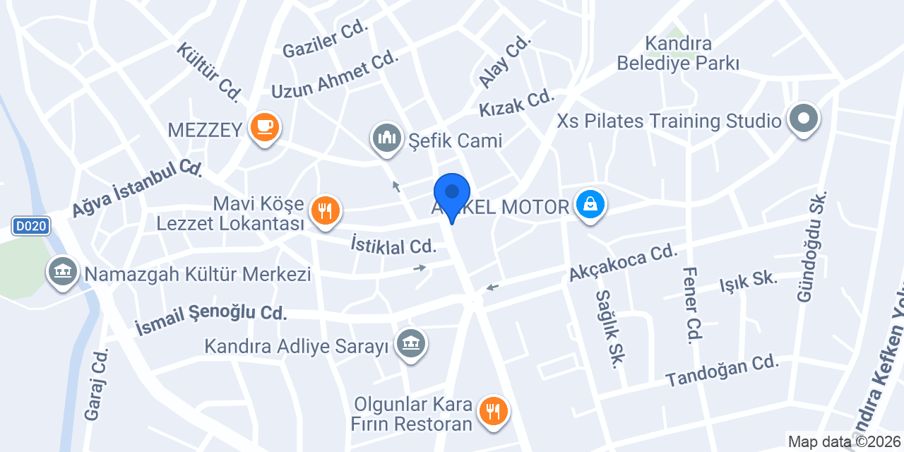 Kerpe tatil köyü konumu