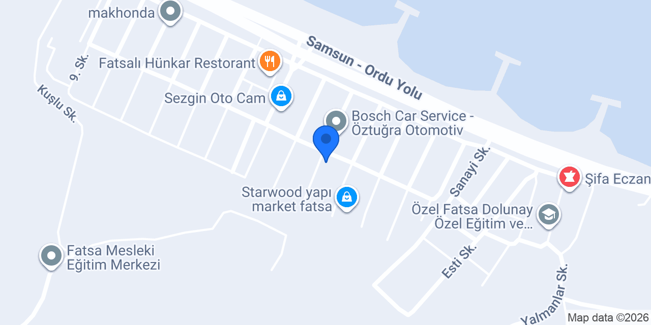 Otopratik Oto Uçar konumu