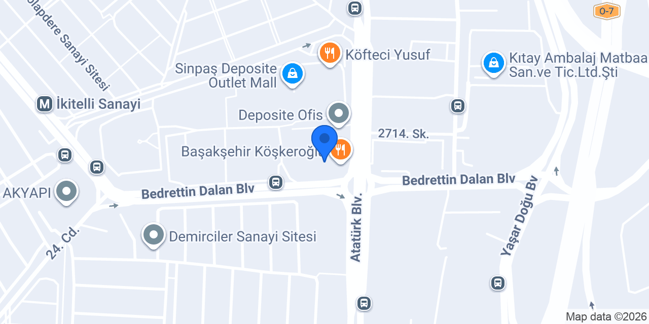 İnce büfe konumu