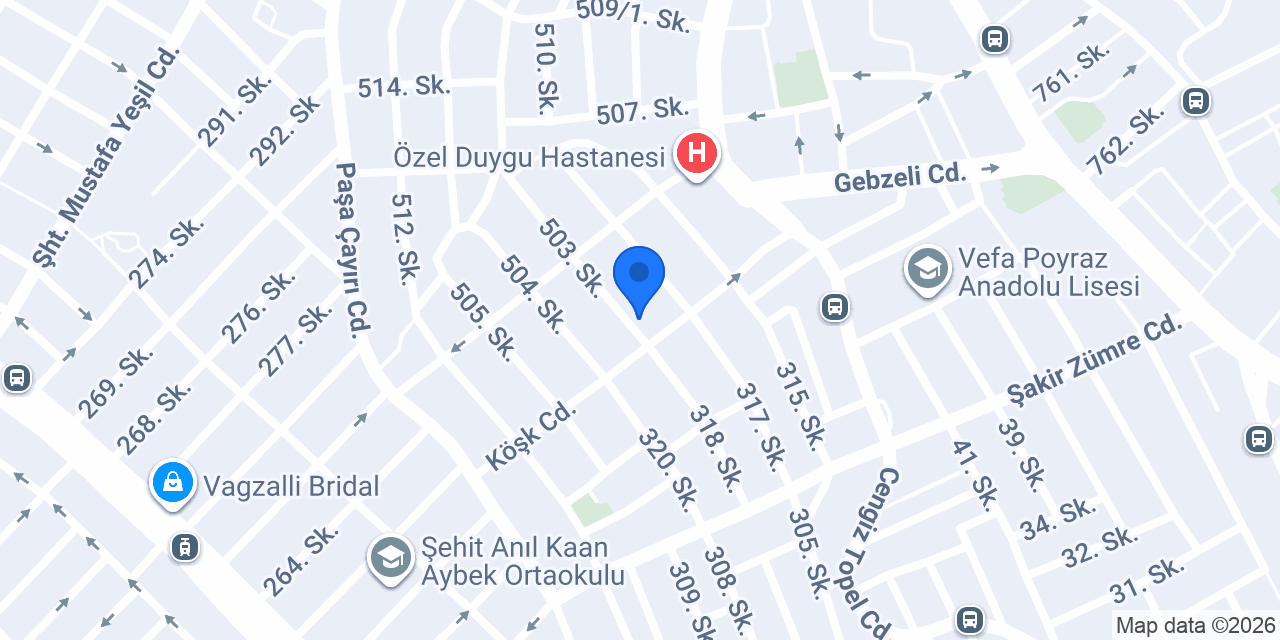 ED Mağaza Rafları konumu