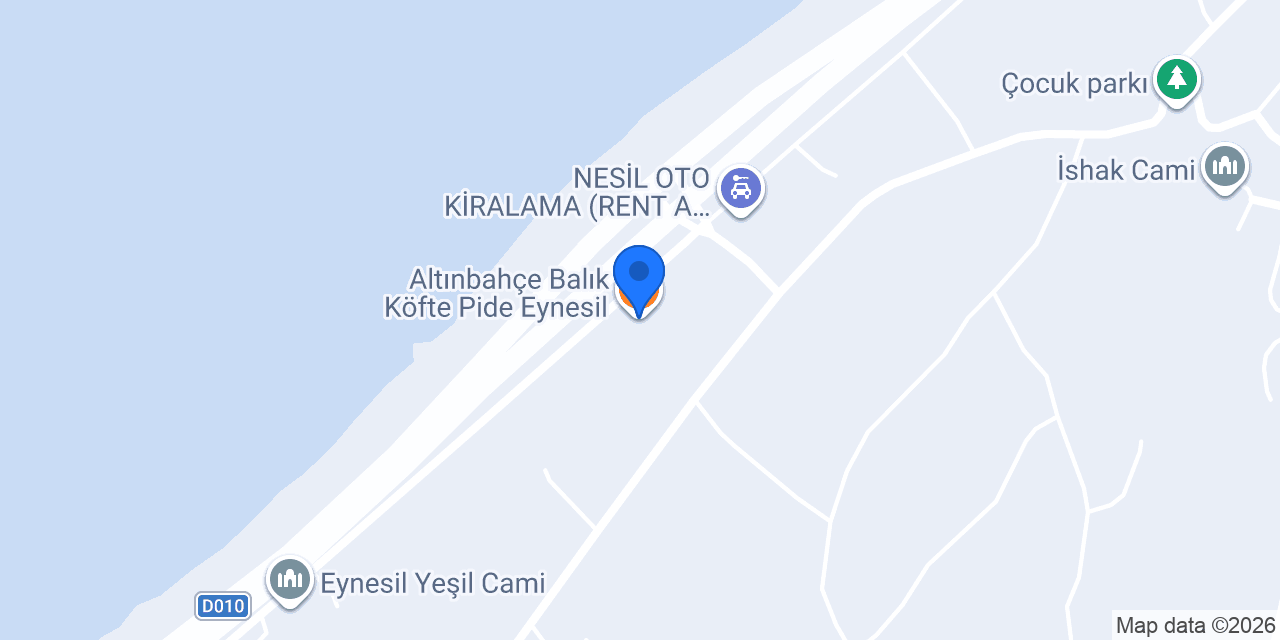Altınbahçe Balık Köfte Pide Eynesil konumu